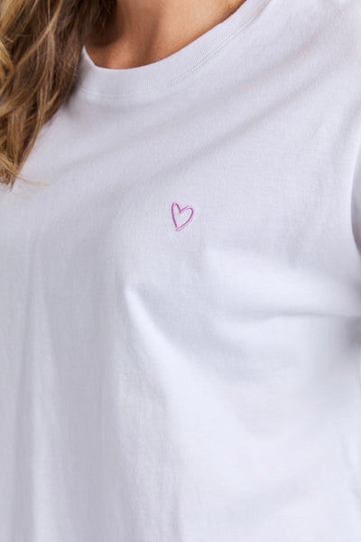 Halli S/S Tee - White