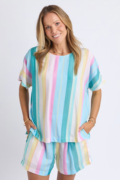 Hello Sunshine Top - Multi Stripe