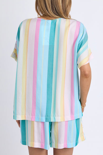 Hello Sunshine Top - Multi Stripe