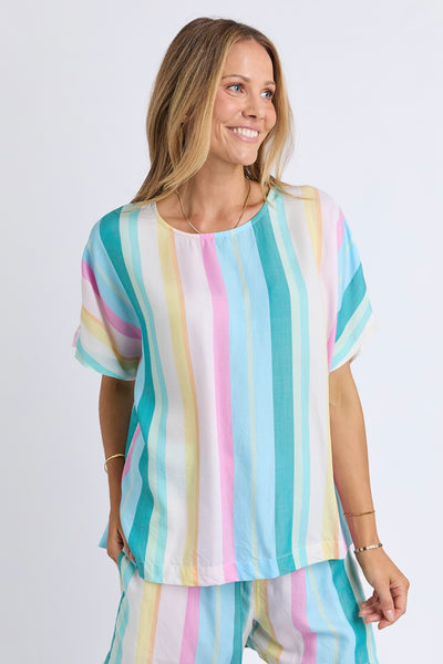 Hello Sunshine Top - Multi Stripe