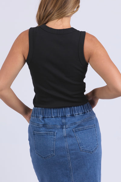 Iris Tank - Black