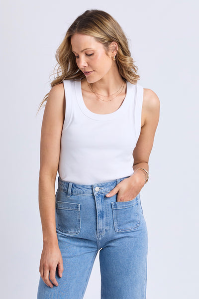 Iris Tank - White