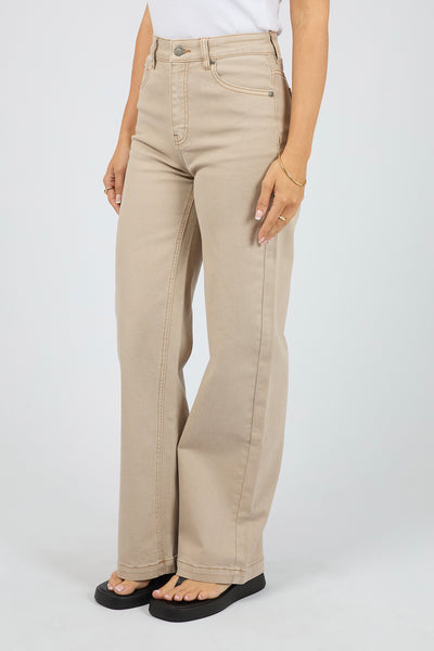 Jacqui Wide Leg - Beige