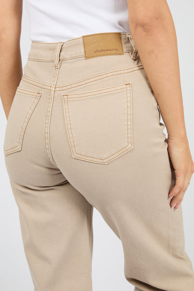 Jacqui Wide Leg - Beige