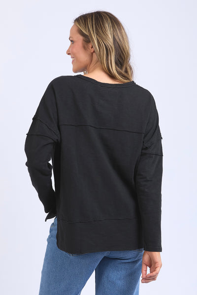 Jayne Throw On Top - Black
