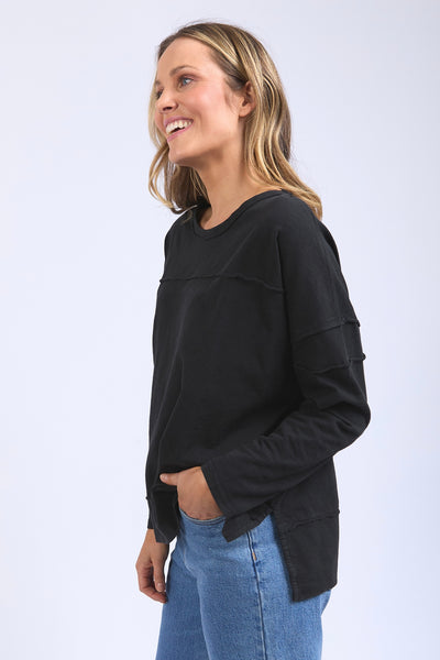 Jayne Throw On Top - Black