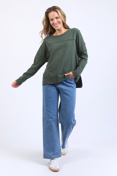 Jayne Throw On Top - Khaki