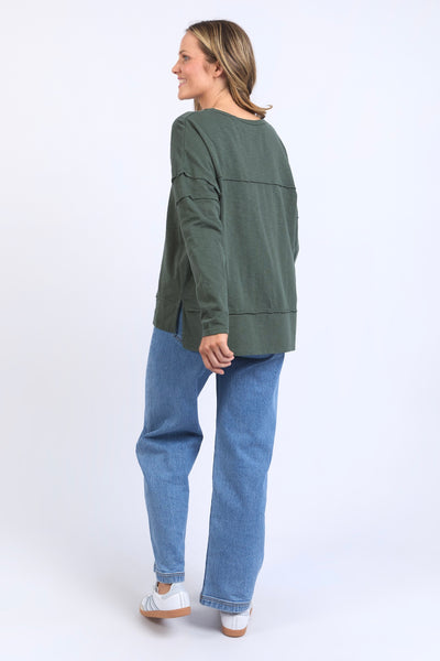 Jayne Throw On Top - Khaki