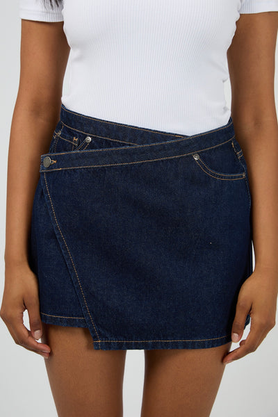 Lenni Mini Skort - Indigo