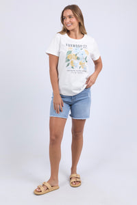 Limoncello Tee - Vintage White