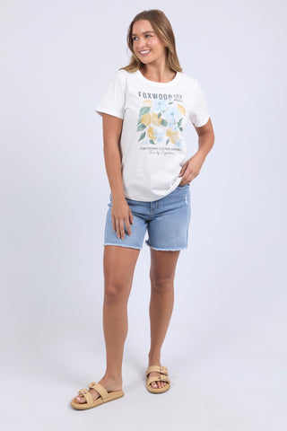 Limoncello Tee - Vintage White