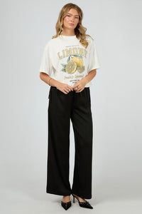 Limone Tee - Vintage White