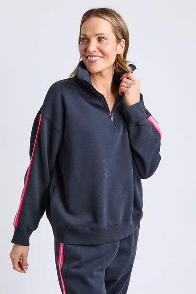Lover 1/4 Zip - Navy