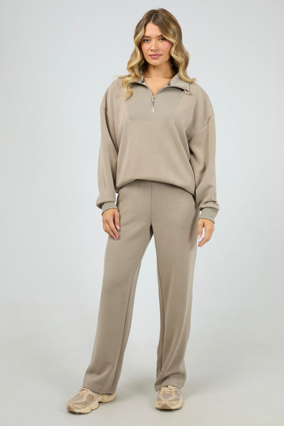 Luxe Active 1/4 Zip - Stone