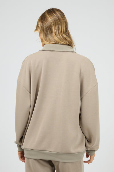 Luxe Active 1/4 Zip - Stone