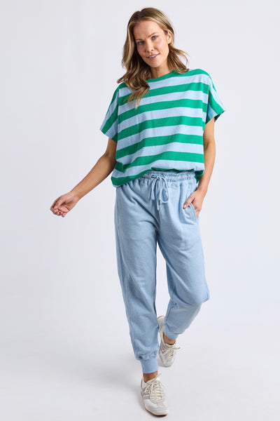 Lydia Trackpant - Pale Blue Marle