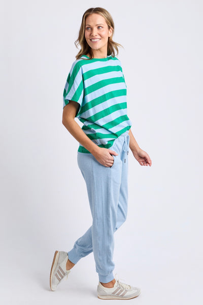 Lydia Trackpant - Pale Blue Marle