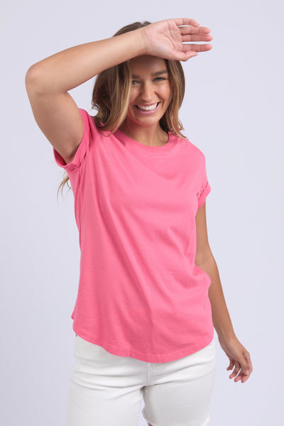 Manly Tee - Hot Pink