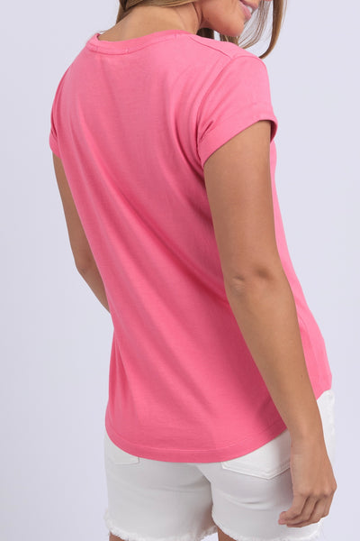 Manly Tee - Hot Pink