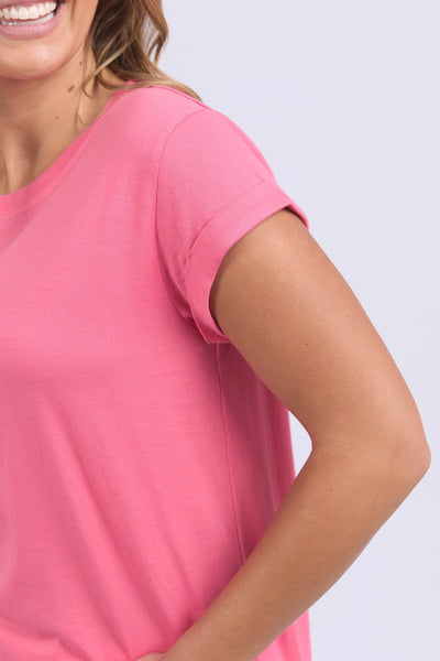 Manly Tee - Hot Pink