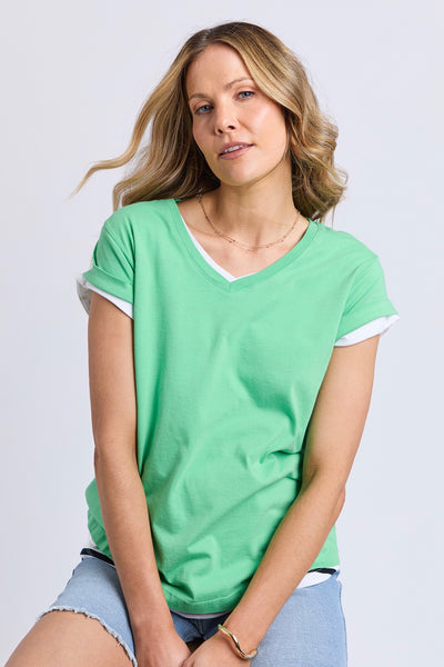 Manly Vee Tee - Irish Green