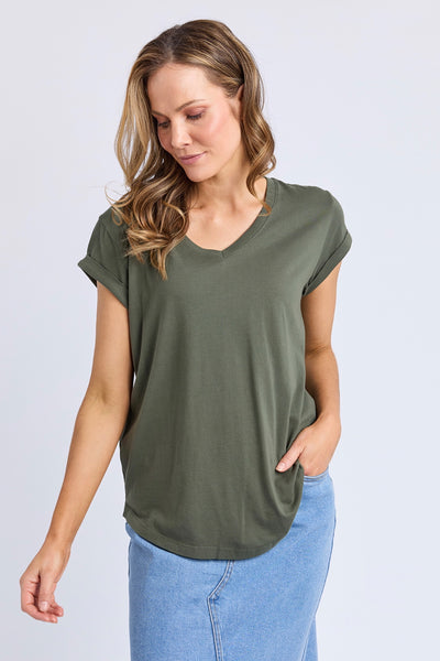 Manly Vee Tee - Khaki