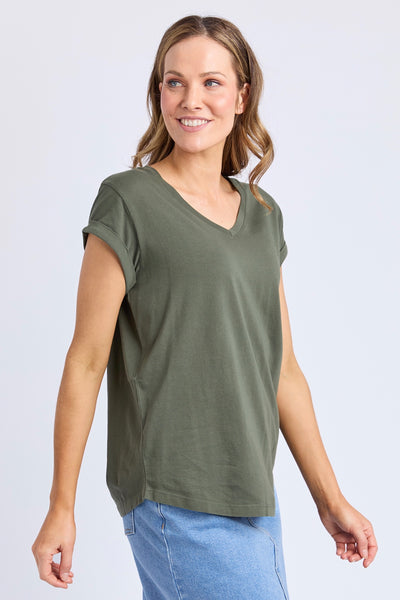 Manly Vee Tee - Khaki
