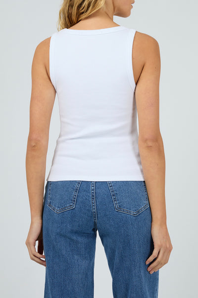 Mia Tank -White