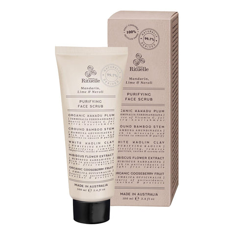 ~ Urban Rituelle Natural Remedy Purifying Face Scrub - Mandarin, Lime & Neroli