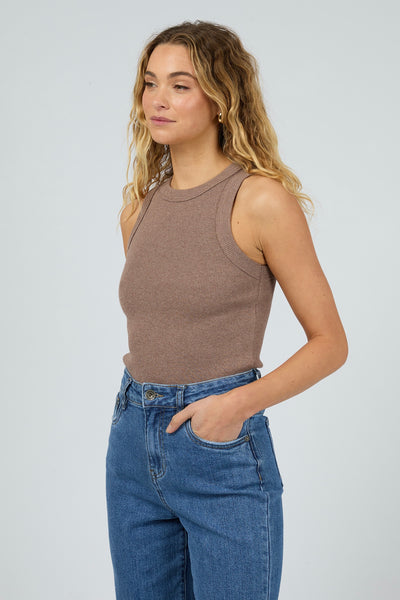 Pia Tank - Brown