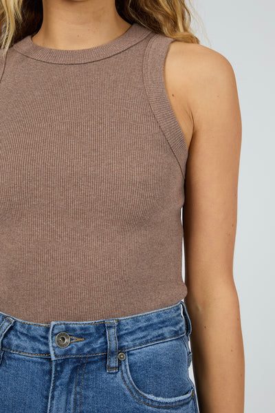 Pia Tank - Brown