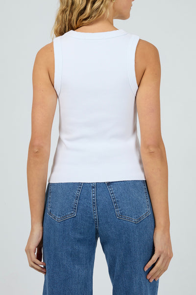 Pia Tank - White