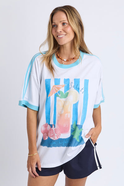 Saluti Tee - Bright White