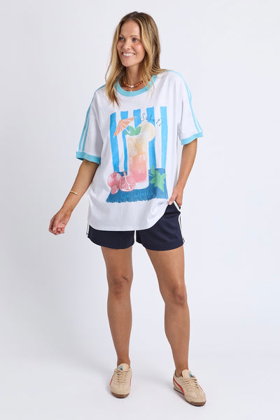 Saluti Tee - Bright White