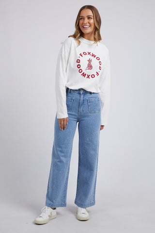 Sarah Wide Leg Jean - Light Blue