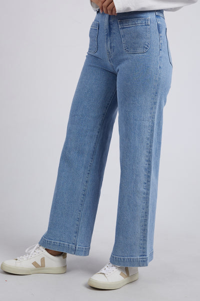 Sarah Wide Leg Jean - Light Blue