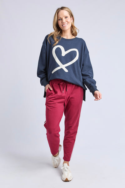 Sigrid Lounge Pant - Maroon