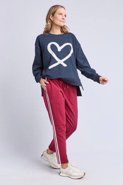 Sigrid Lounge Pant - Maroon