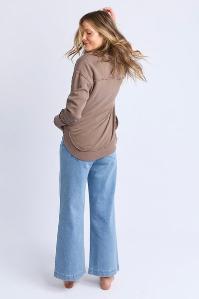 Simplified Crew - Chocolate Brown