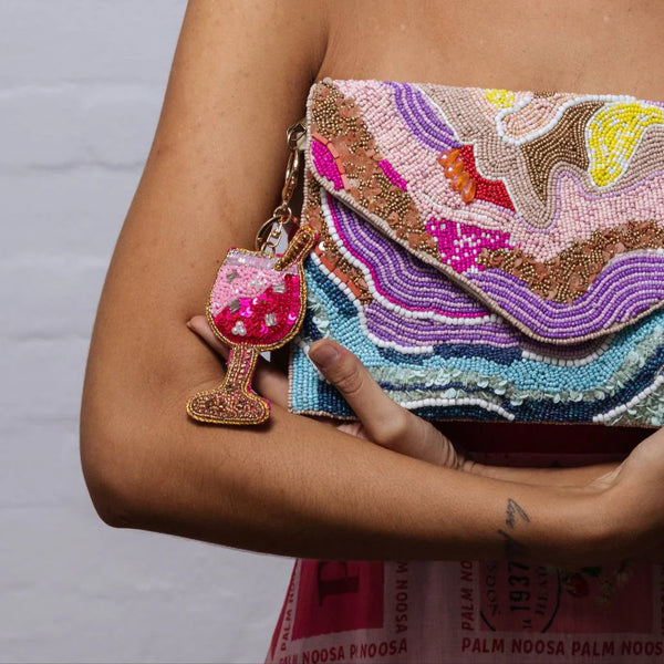 ~ Zoda Beaded Keyring - Drink