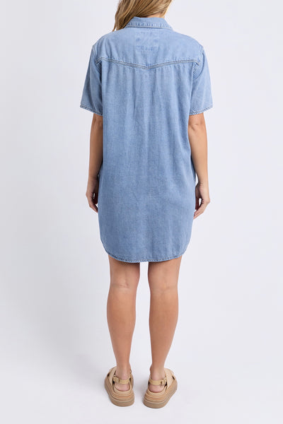 Sorcha Denim Dress - Light Blue