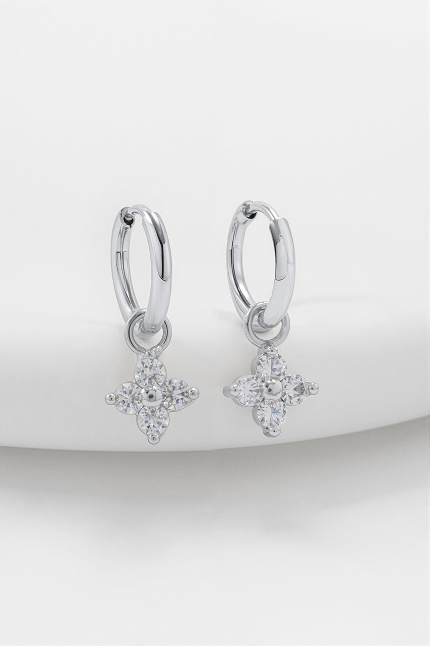 ~ Zafino Ivy Mini Drop Earring - Silver