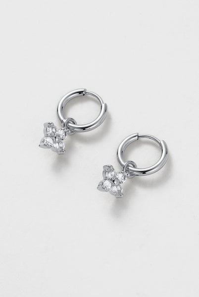 ~ Zafino Ivy Mini Drop Earring - Silver