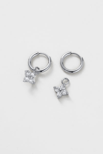 ~ Zafino Ivy Mini Drop Earring - Silver