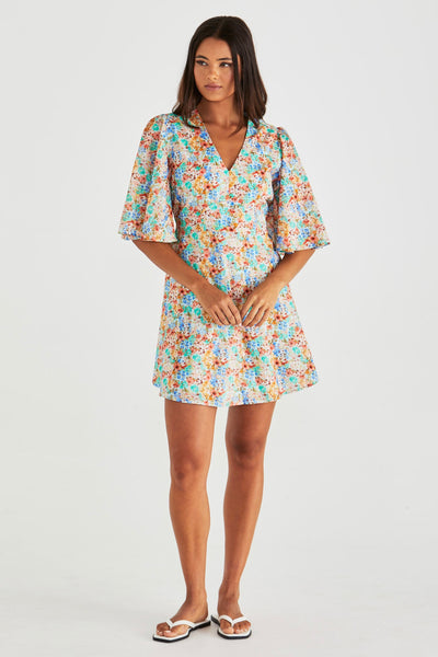 Panna Kimono Sleeve Dress - Blossom