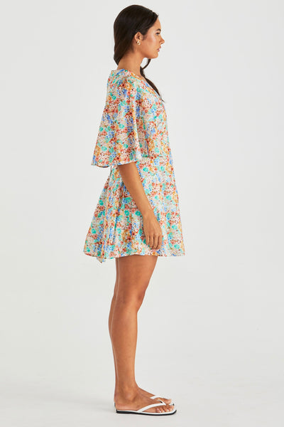 Panna Kimono Sleeve Dress - Blossom