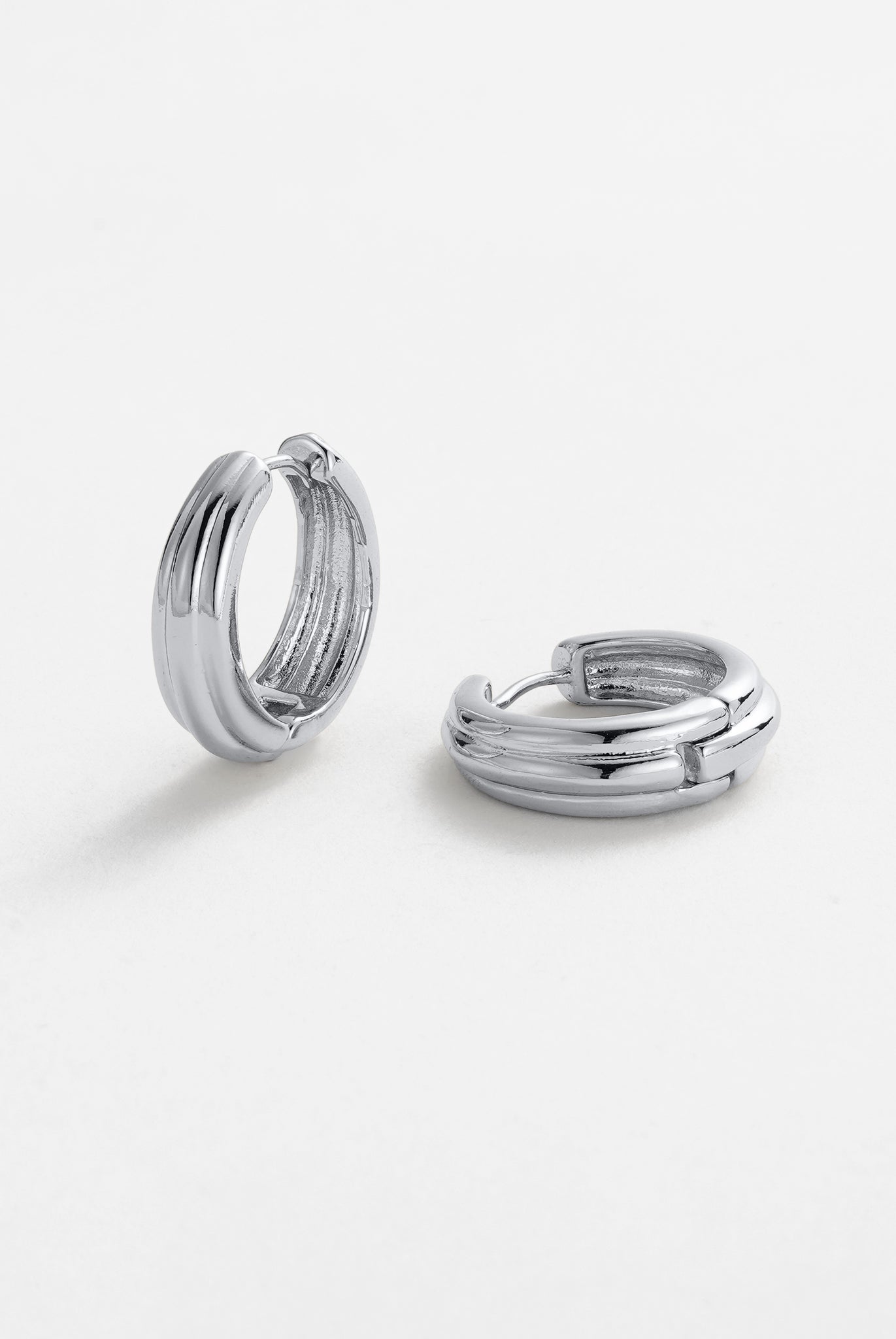 ~ Zafino Paris Hoop Earring - Silver