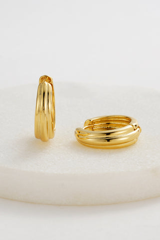 ~ Zafino Paris Hoop Earring - Gold