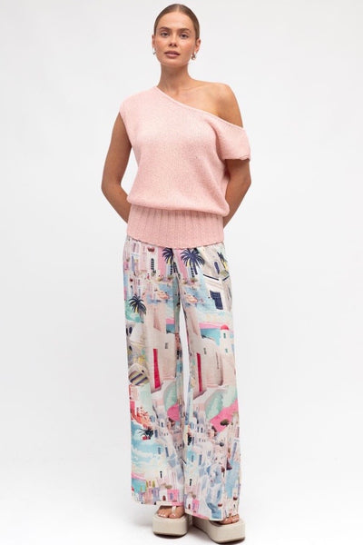 Sunny Santorini Pant - Print