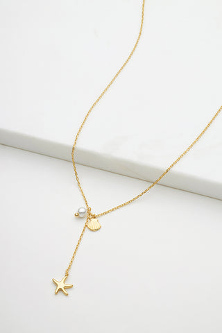 ~ Zafino Starfish Mini Necklace - Gold